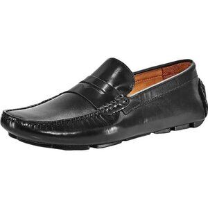 Bloomingdale's Loafers Shoe Mens Size 8 Penny Driver Color Black Slip On